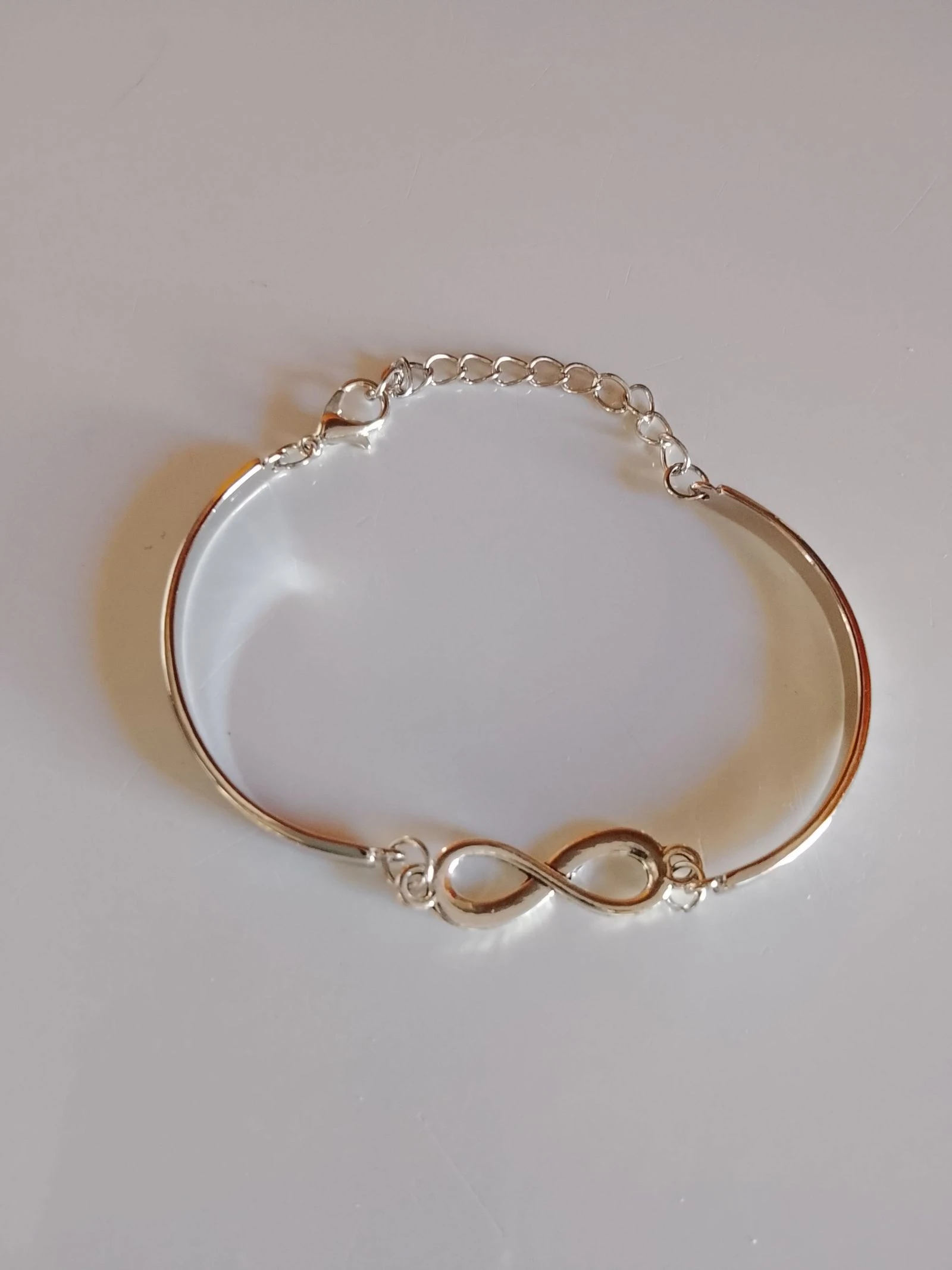 💎 Histoire d'or collection acier Bracelet semi rigide acier argenté liberty neuf 💎